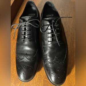 Cole Haan Black Leather Wingtip Oxfords~Men’s Shoe Size 13